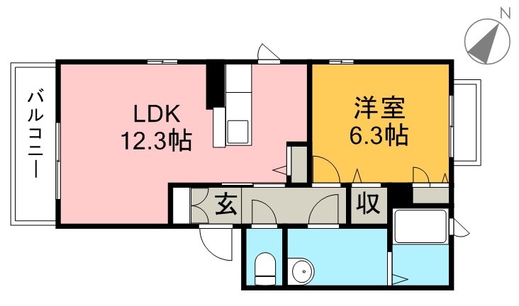 メゾン　ブランシュ 間取り図