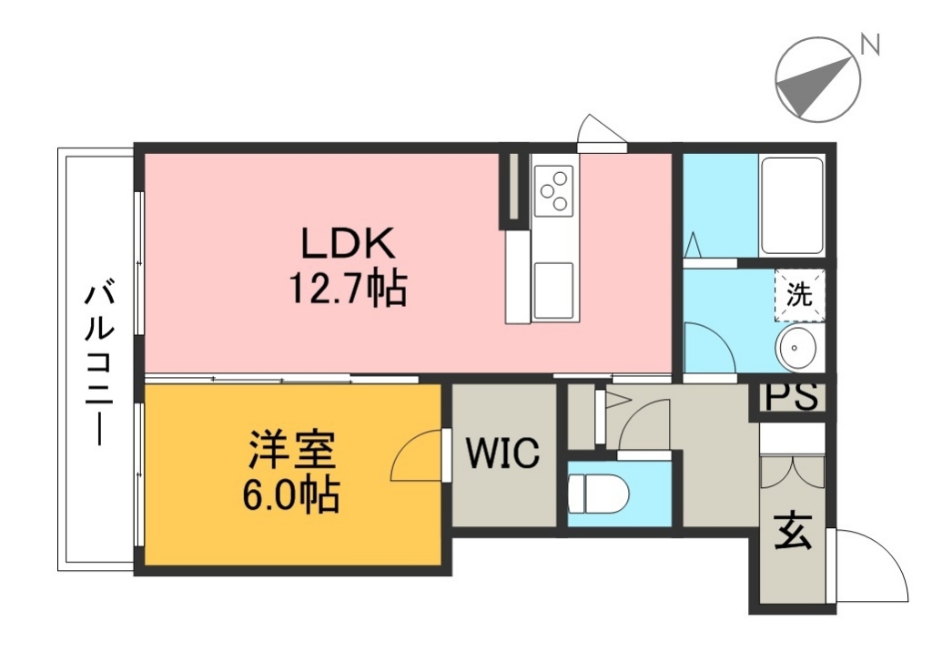 ルピナス・ＫⅢ 間取り図