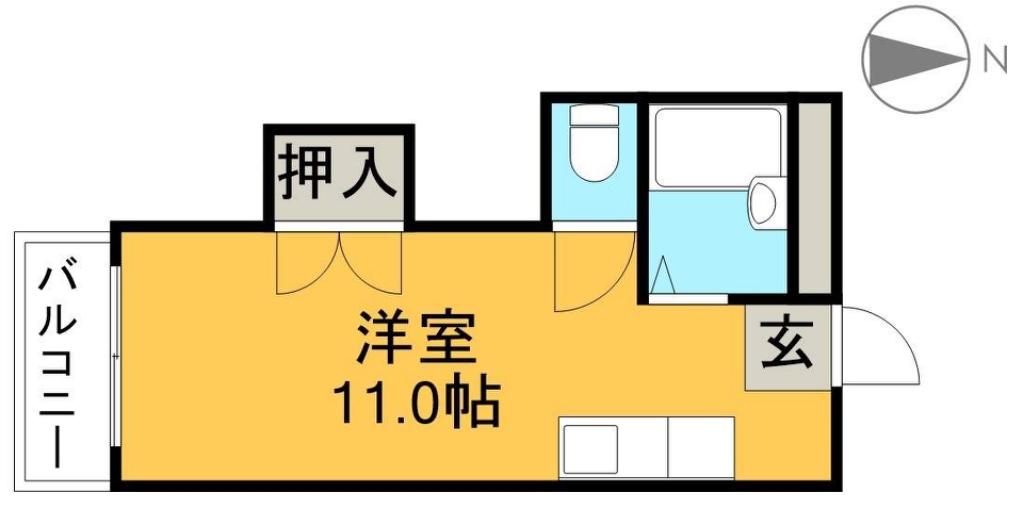 ラパンＩｓｈｉｔａｔｅ 間取り図