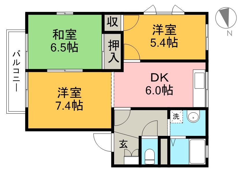 レジデンス鹿児 間取り図