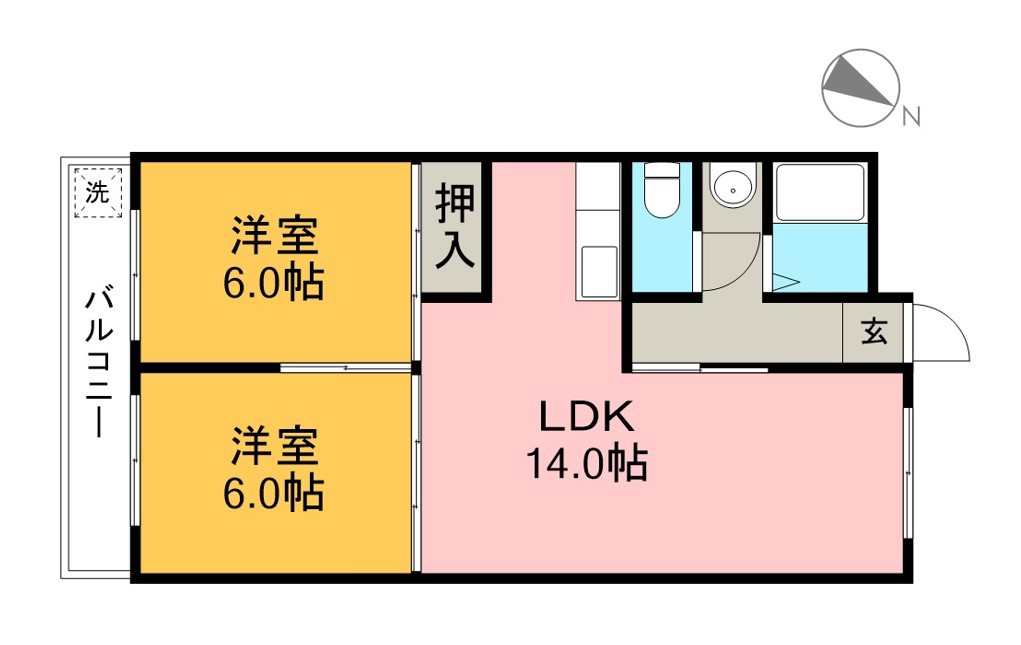 アステール・Ｋ 607号室 間取り