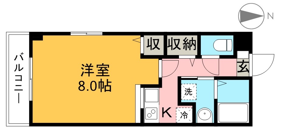 ドエル森の木Ⅱ 間取り図