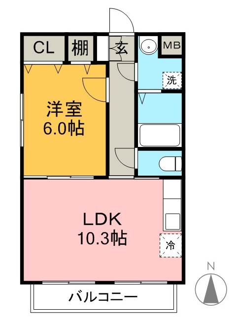 プルミエールⅡ 間取り図