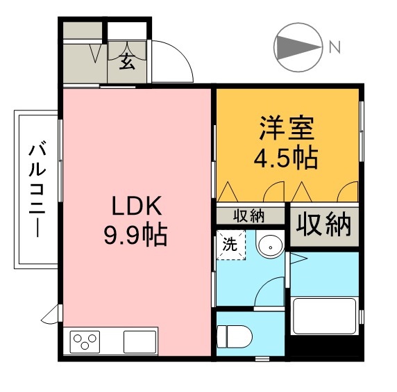 シャーメゾンリーヴァ　Ａ棟 間取り図