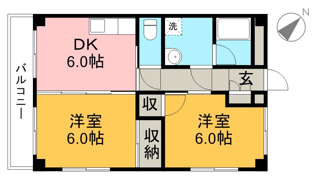 ＴＷＩＮＫＬＥ 間取り図