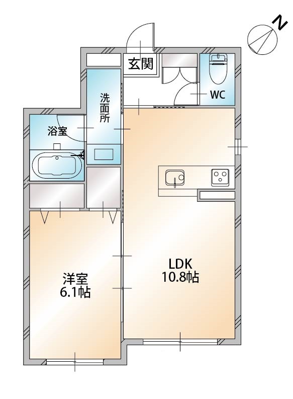 シャーメゾン　イオ 間取り図