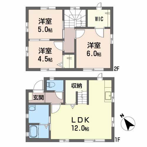 ポラリス　Ｆ 間取り図