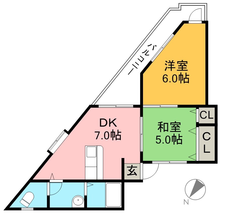 オリーブハウス 間取り図