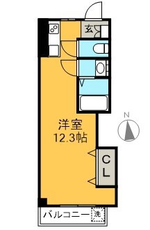 ＳＩＮＡＪＹＵＲＩＭＥ・ＧＲＥＥＮ 間取り図