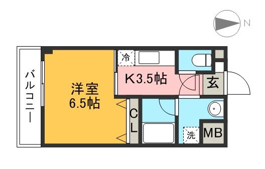 ｆｌｅｕｒ　ａｍｉ　Ⅲ 間取り図