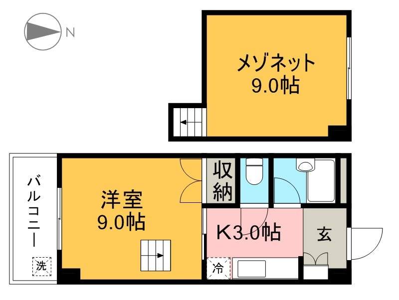 ドミールＩＴＯ 間取り図