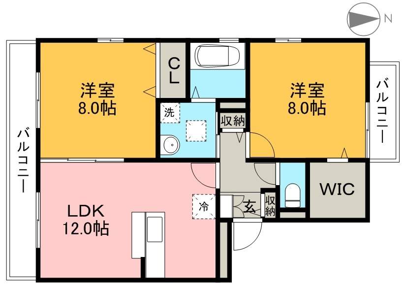 カサ・フェリス 間取り図