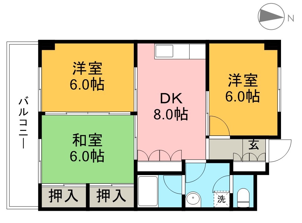 一ツ橋レジデンス 間取り図