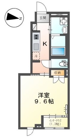 カーサ　アベート 105号室 間取り