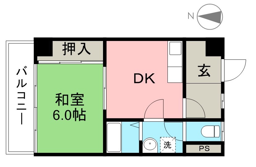 住友ハイツ 間取り図