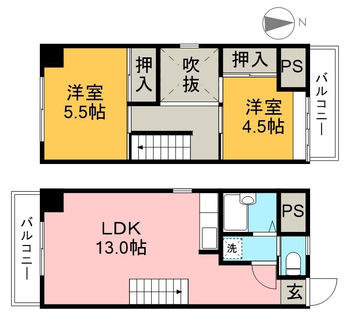 ＬＢ－１ 407号室 間取り