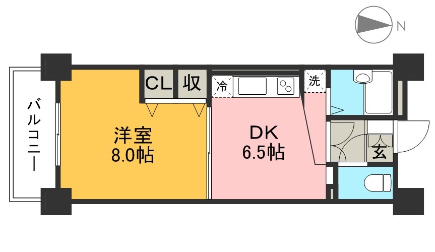 レガシィ２１ 502号室 間取り