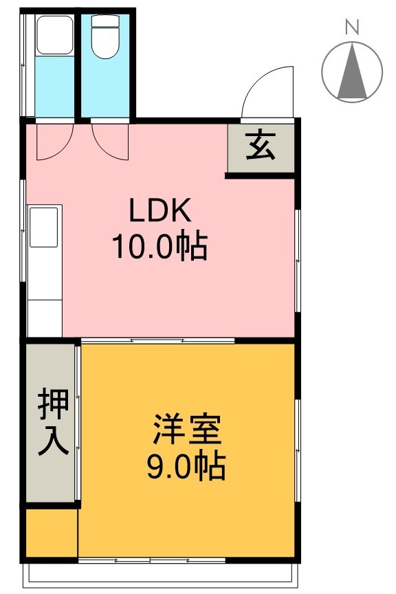 メゾンアルエはりまや 301号室 間取り