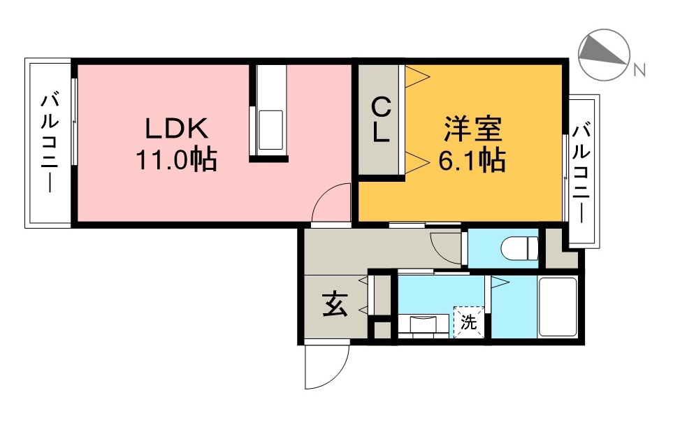 リップル・プレアリー 間取り図