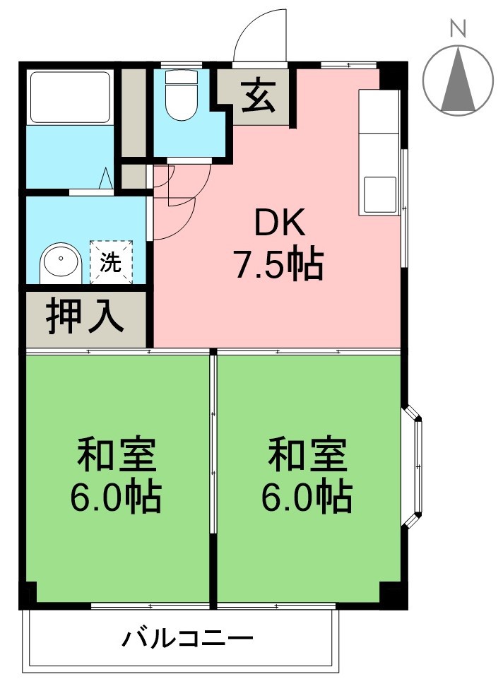 藤ハイツ 間取り図