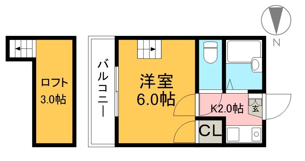 ウイズハウス伊勢崎 204号室 間取り