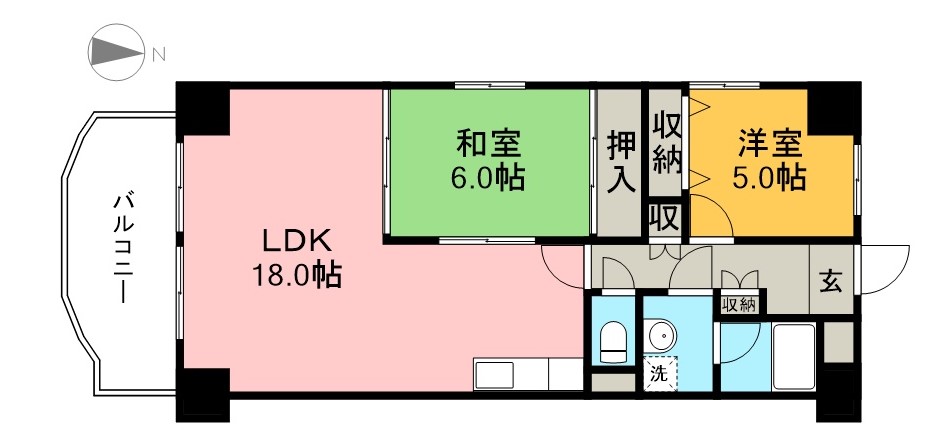 シャトレ片町 間取り図