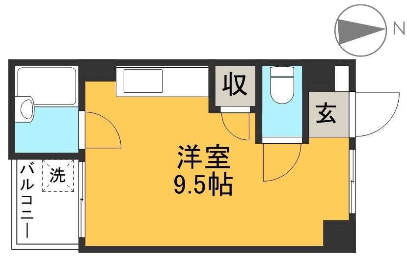 ノースリバーⅠ 405号室 間取り