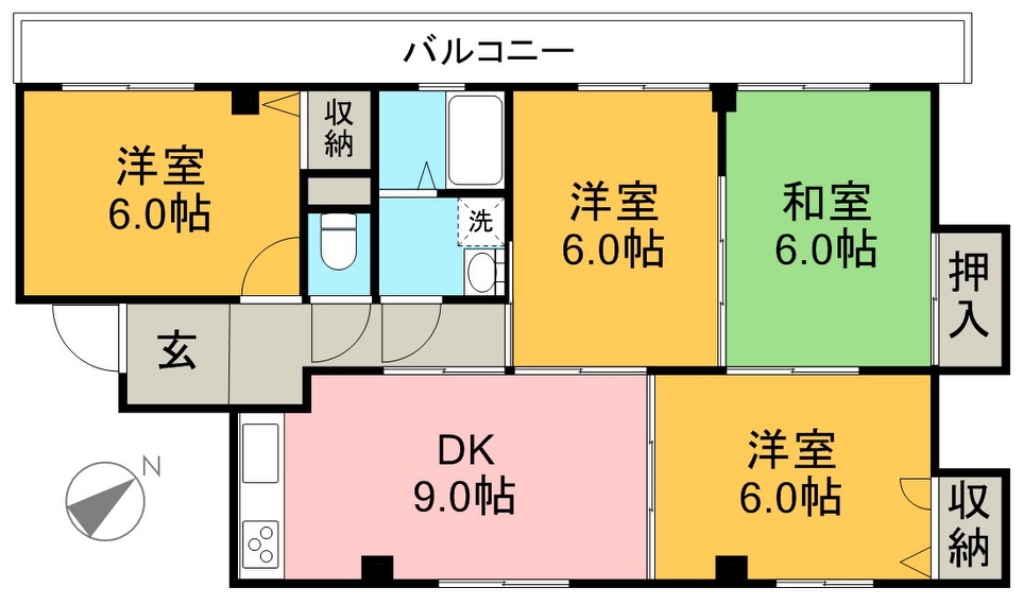 メゾン・ド・ケイ 間取り図