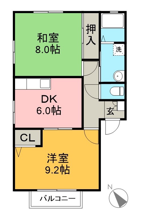 フェリーチ・ア・カーサ 間取り図