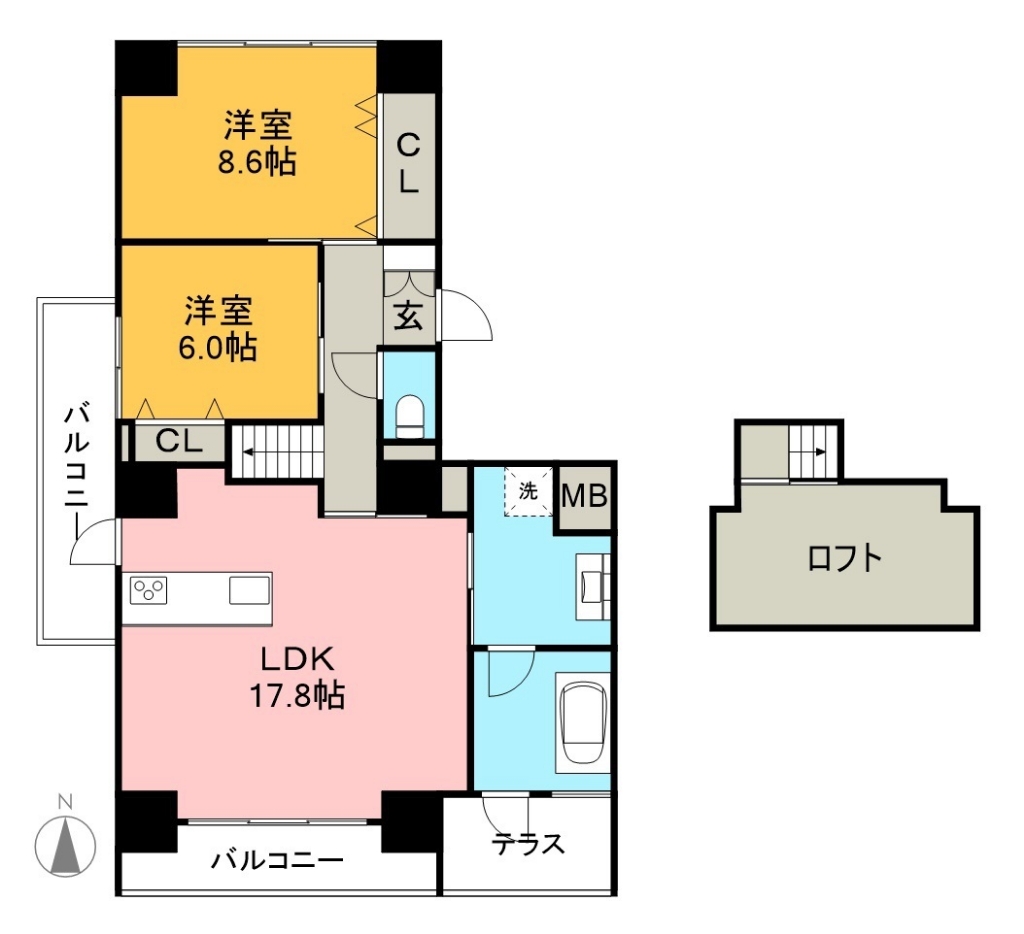 高知駅スクエア 間取り図