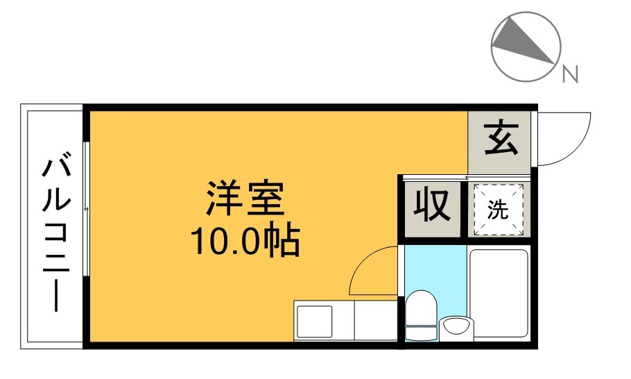 クレール朝倉 間取り図