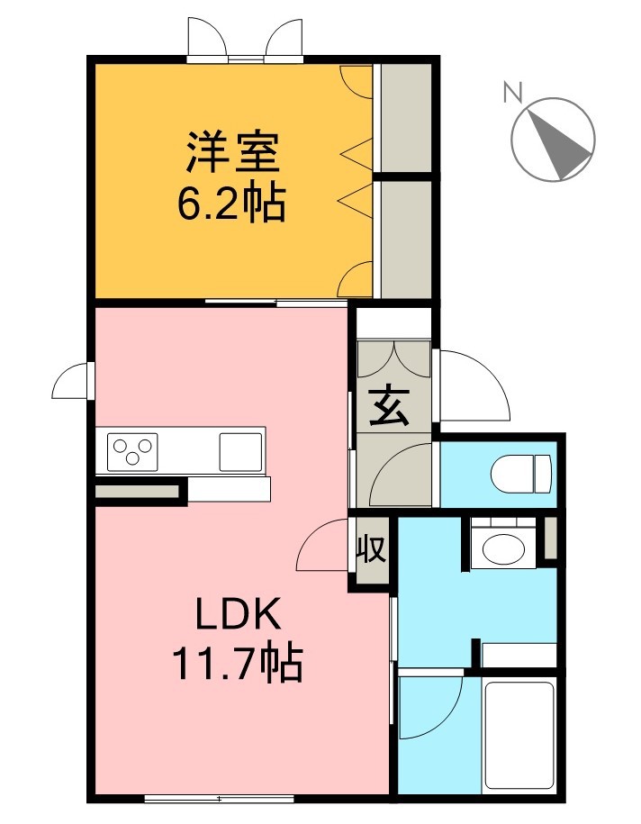 シャーメゾン奏 間取り図