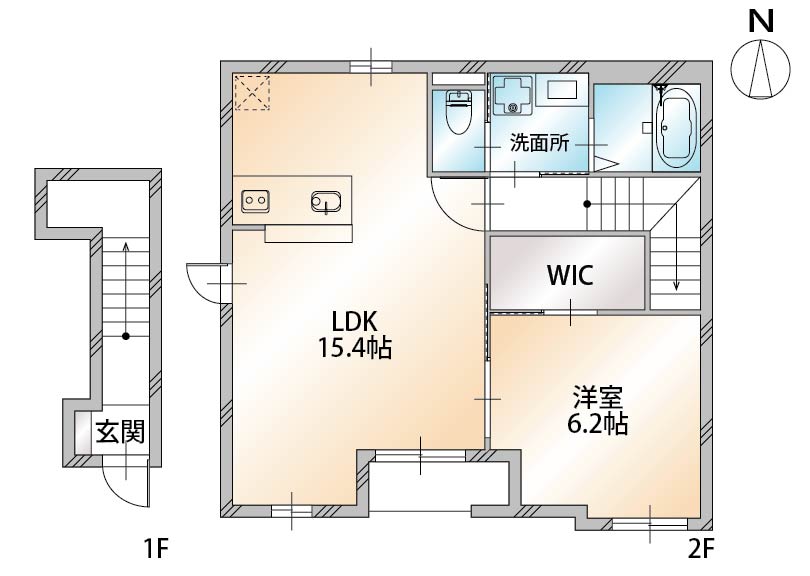 ヴィーナスコートⅡ 間取り図