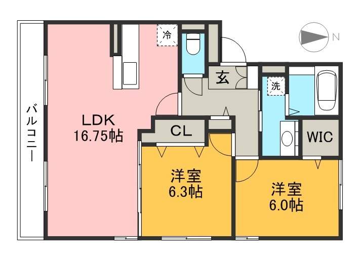 サンハイム 間取り図