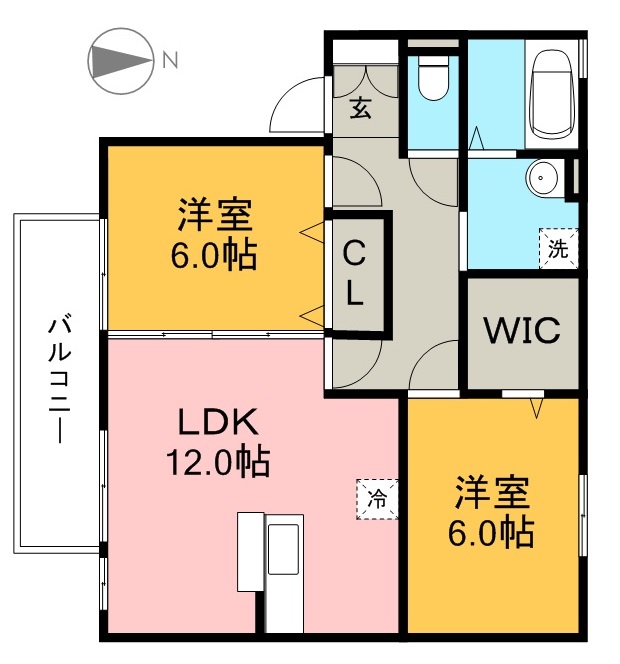 グランフェリオ　Ａ棟 間取り図