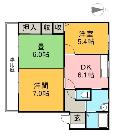 Ｙ&amp;rsquo;ｓ２１　Ｃ棟 間取り図