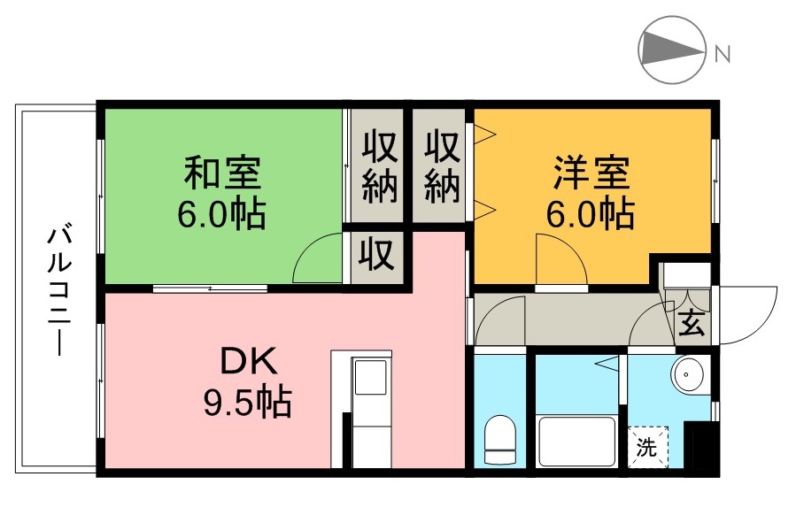 グランドゥ－ルヤノ 間取り図