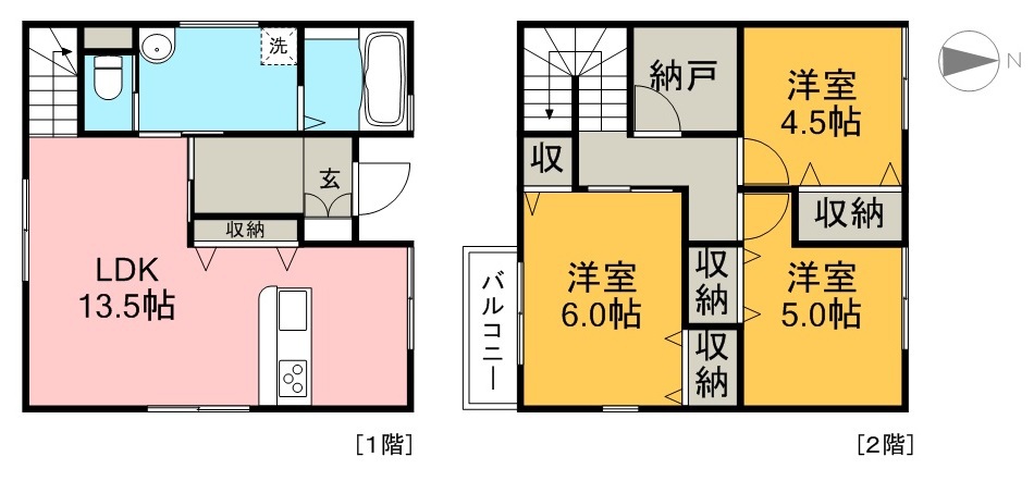 ＦＯＵＲＴＵＮＥ　ＣＲＡＮＥ　Ｅ 間取り