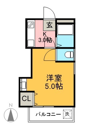 メゾン東邦Ⅷ 303号室 間取り