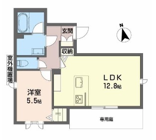 シャーメゾン　あさひ 101号室 間取り