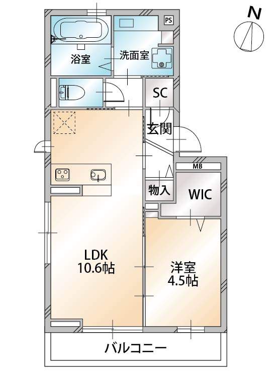 グランディョーゾ　レガーメ 間取り図