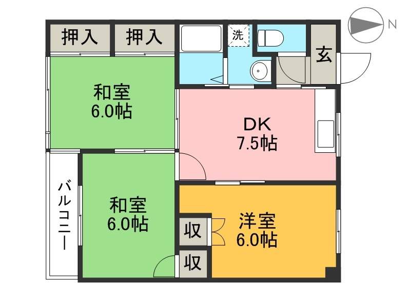 マンションベスタ 間取り図