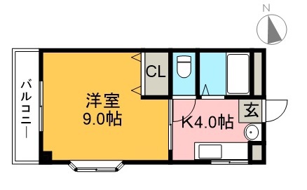 ハウス２０００ＫＵＷＡＮＡ 203号室 間取り