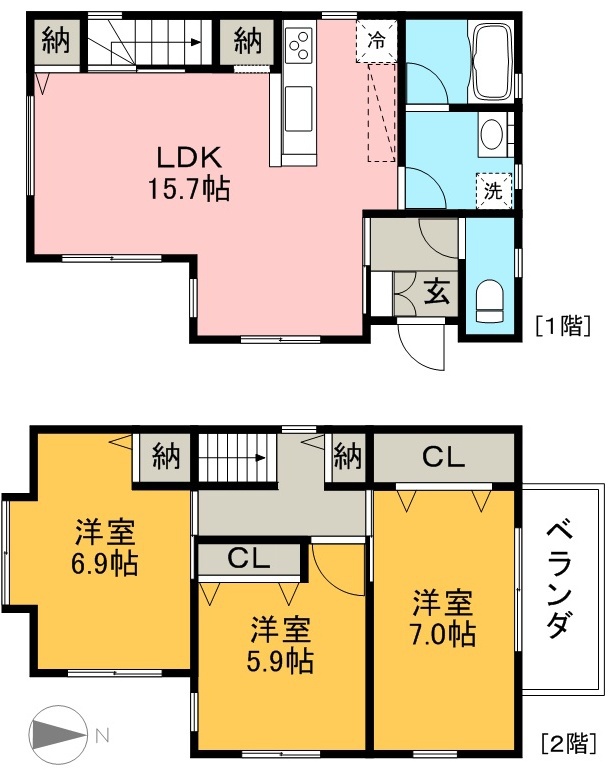 本宮町戸建 間取り