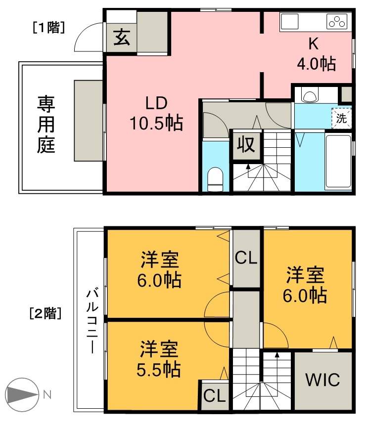 リアン万々 間取り図