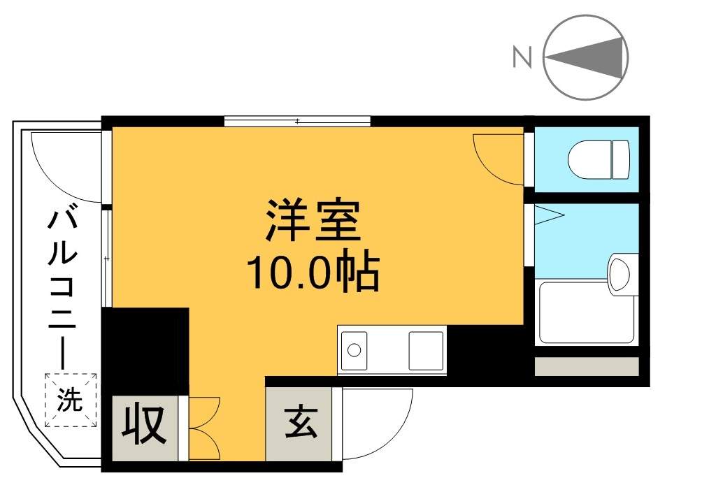 リヴィエラ大川筋 間取り図