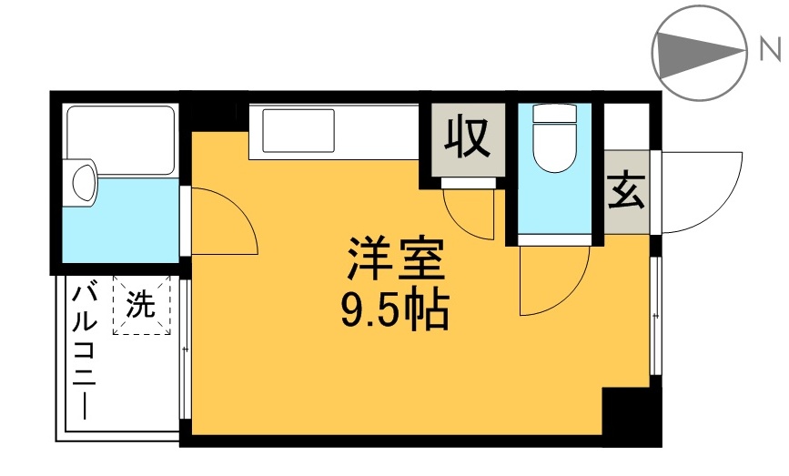 ノースリバーⅠ 205号室 間取り