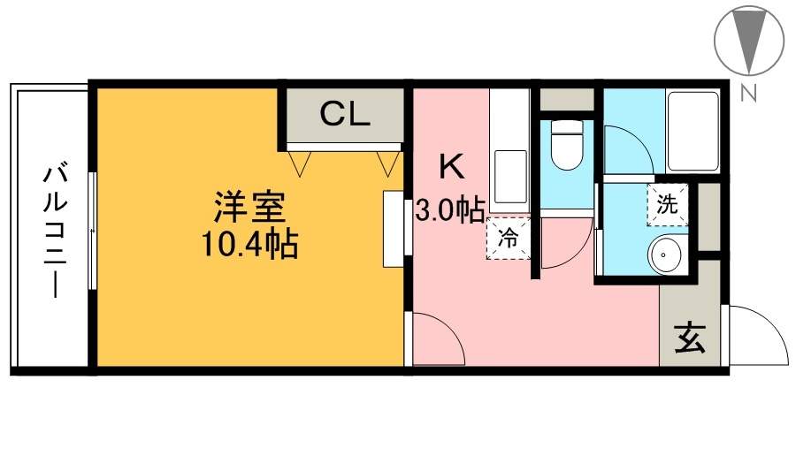 ルネ新本町 間取り図