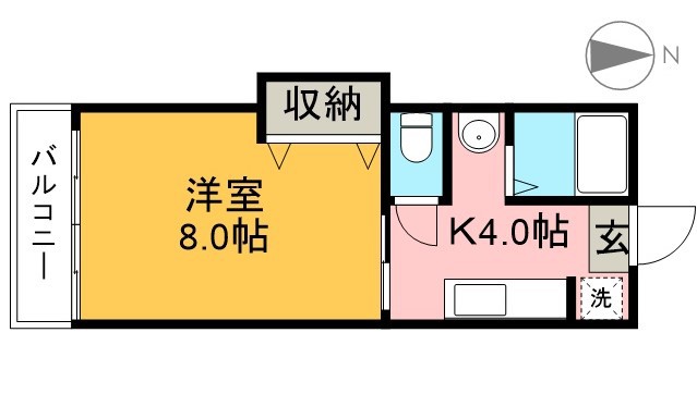 メゾンあおい 303号室 間取り