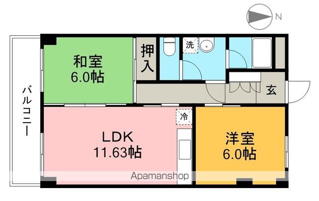 ビラ・プリンチペⅡ 106号室 間取り
